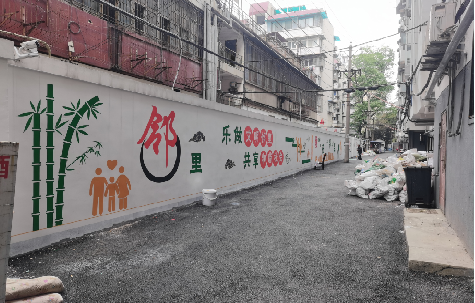 石渠在地面做彩绘如何能更持久?