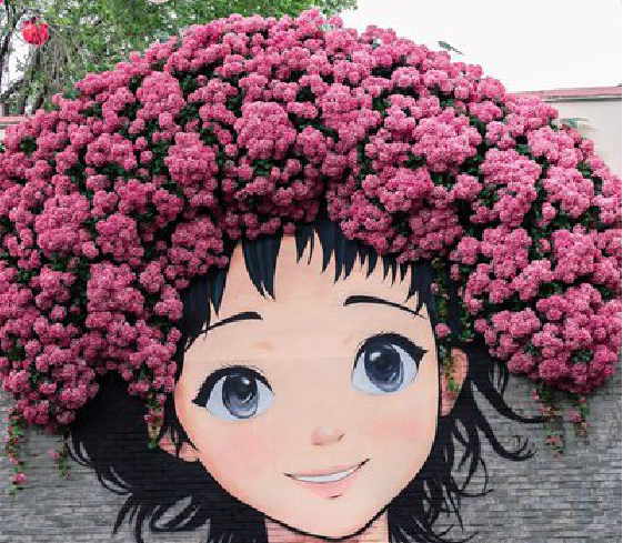 石渠墙体彩绘-网红墙打卡