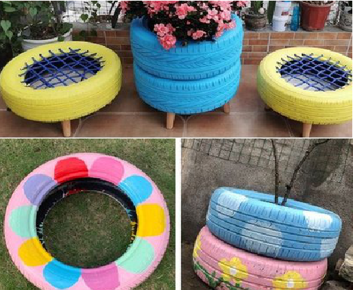 石渠墙体彩绘-变废为宝