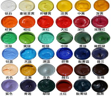 石渠墙绘颜色的选择有讲究。